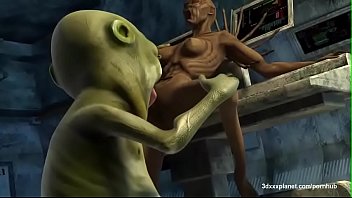 queen alien big ass fucked by green alien