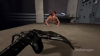 Beauty DP’d by Alien Spiders