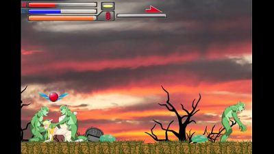 Pretty teen blonde girl hentai having sex with male men monsters and girls in Sht Luna hentai ryona act sex game