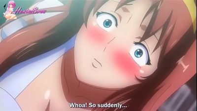 hentai impotent guy let his wife cheating on him