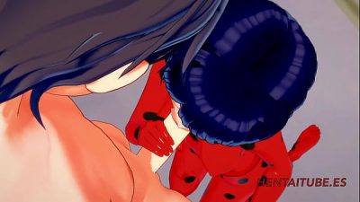 Miraculus Ladybug Hentai 3D – Ladybug handjob and blowjob with cum in her mouth