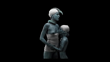 Real Life Hentai – Blue Alien girls have fun – Anal and milking