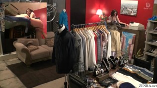Risky public sex in Japanese clothing store with Tsubasa Hachino