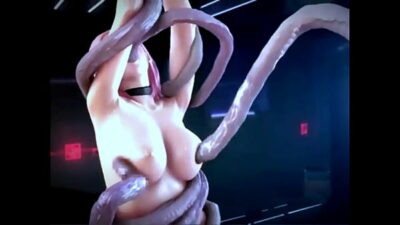 Cute girl and big dick alien – Hentai 3d 14