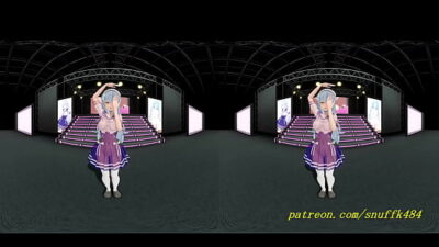 vr180 mmd Lamy dance 3d hololive