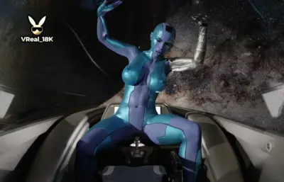 VReal_18K Nebula masturbating with the spacecraft joystick while heading to planet Earth – Sci-Fi Marvel Parody, Thanos daughter