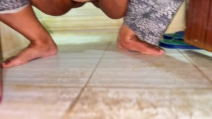 Hot Stepmom Pee In Toilet After sex!