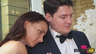 BRIDE4K. A real wedding anal fuck, Bride was nailed by a toastmaster