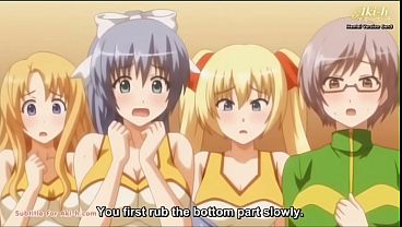 Cheerleader coach shows how to give a boobjob demosaic hentai