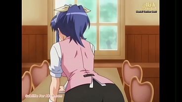 Hentai maid suck her sister boyfriend while she cleaning demosaic hentai