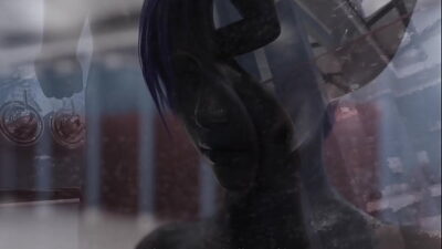 Projekt Passion | Dark Alien Babe Lesbian Finger Masturbates in Shower [Gaming] [Visual Novel]