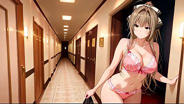 Sento Isuzu arrived on request. Sento has anal sex at the hotel with multiple creampies. Sento Isuzu hentai cosplay (AI-generated)