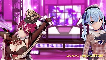 noVR mmd SuiMari Dance 3d hololive Hentai