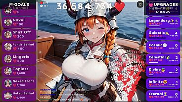 Hot Viking Gets Down And Dirty| Hentai Clicker Game| Hentai Clicker: Raven Ep3